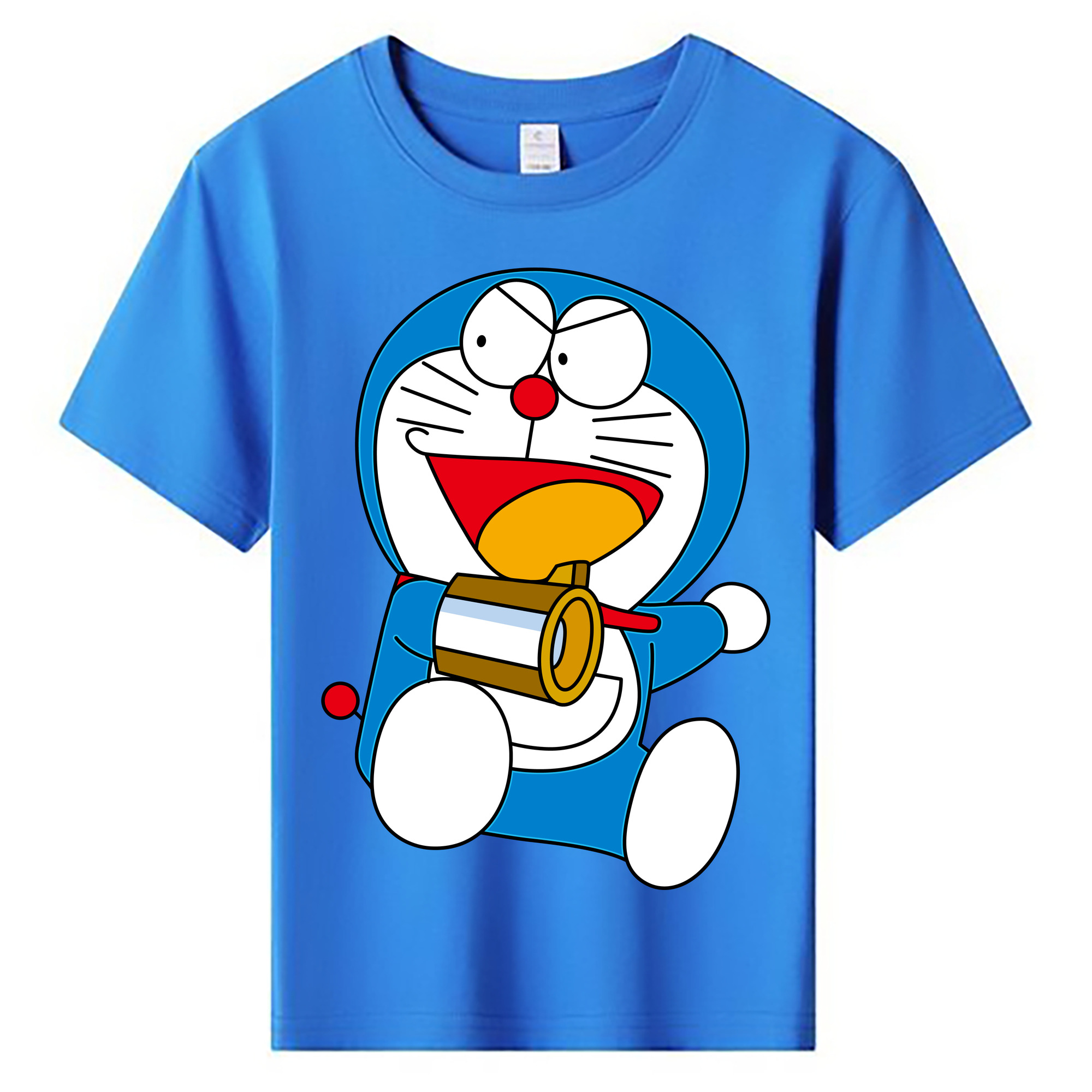 （画像用） ドラえもん Doraemon 綿100％キッズTシャツ（フロントプリント）